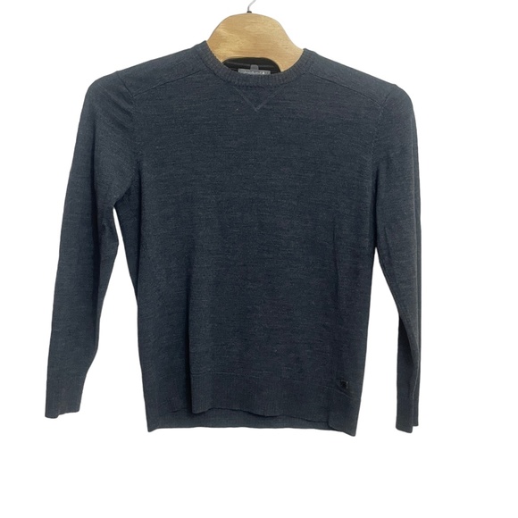 Smartwool Men's Large Gray Sweater Crew Neck Wool Blend - Picture 5 of 7